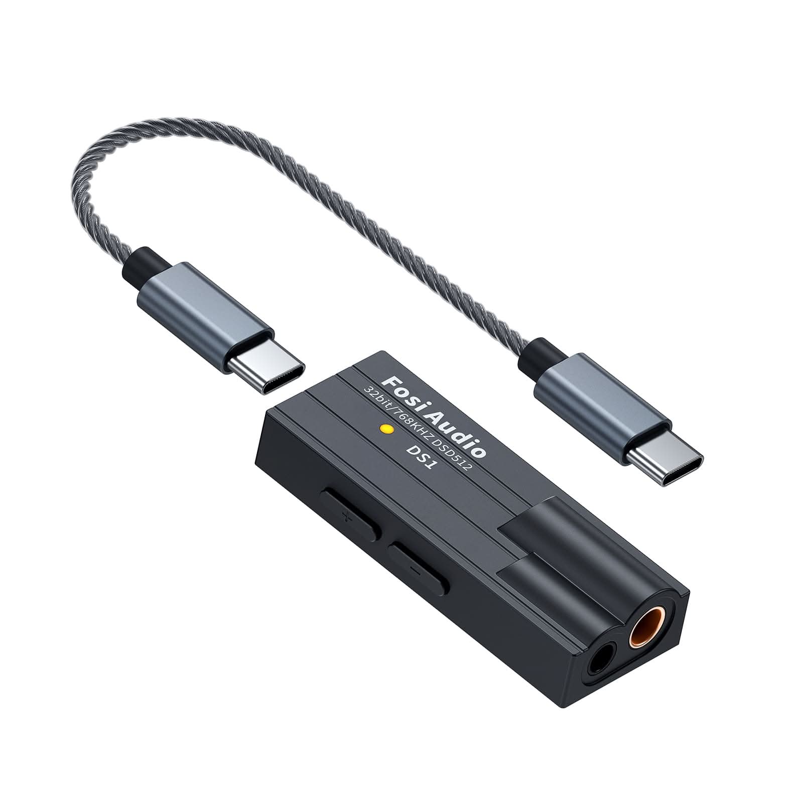 Fosi Audio DS1 ヘッドホンアンプ DAC DSD512対応 ポータブル 高音質3.5mm 4.4mm