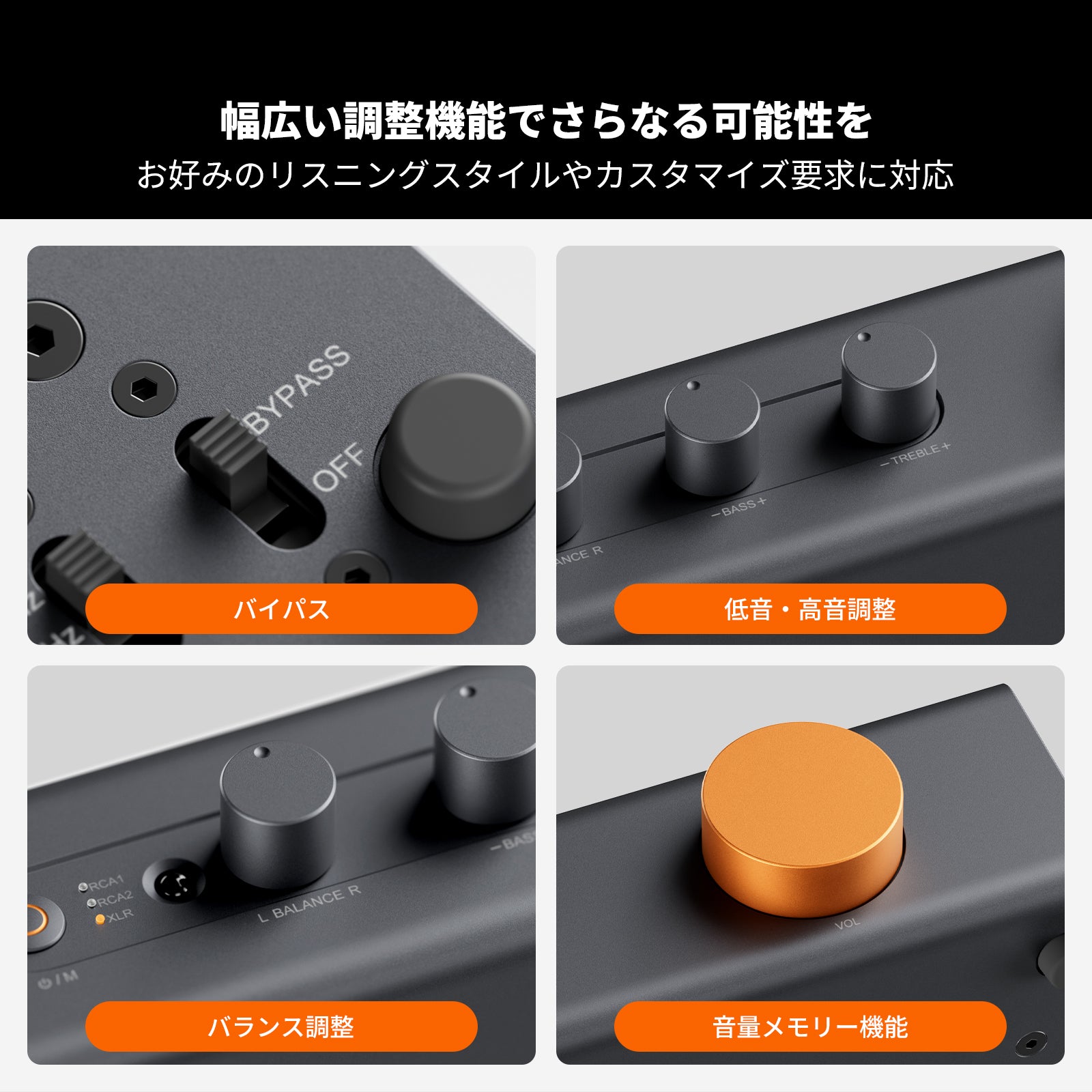 Fosi Audio ZP3 バランスプリアンプ