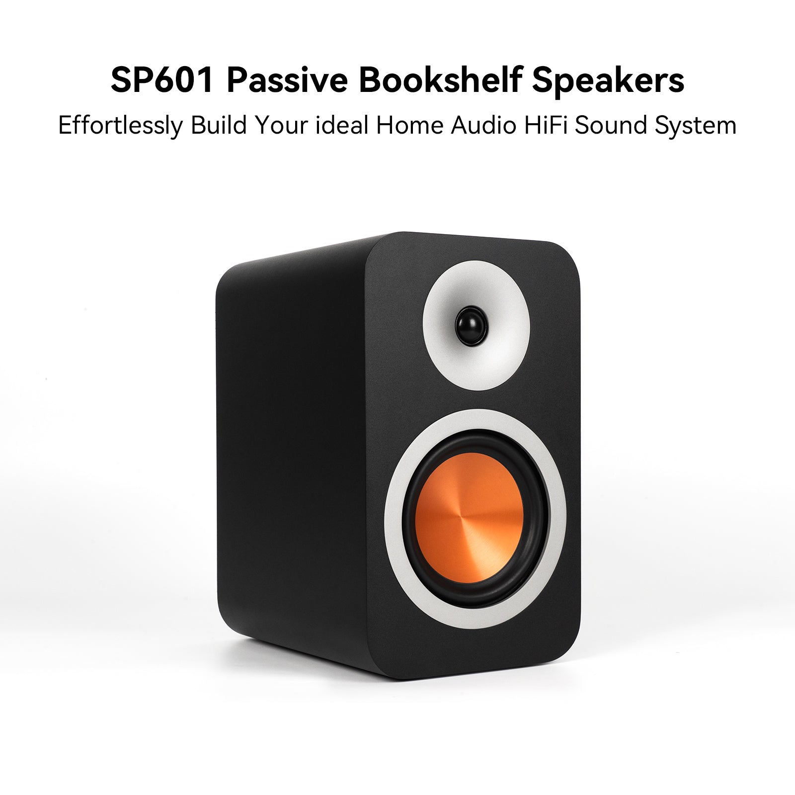 Fosi Audio SP601 ブックシェルフ型パッシブスピーカー