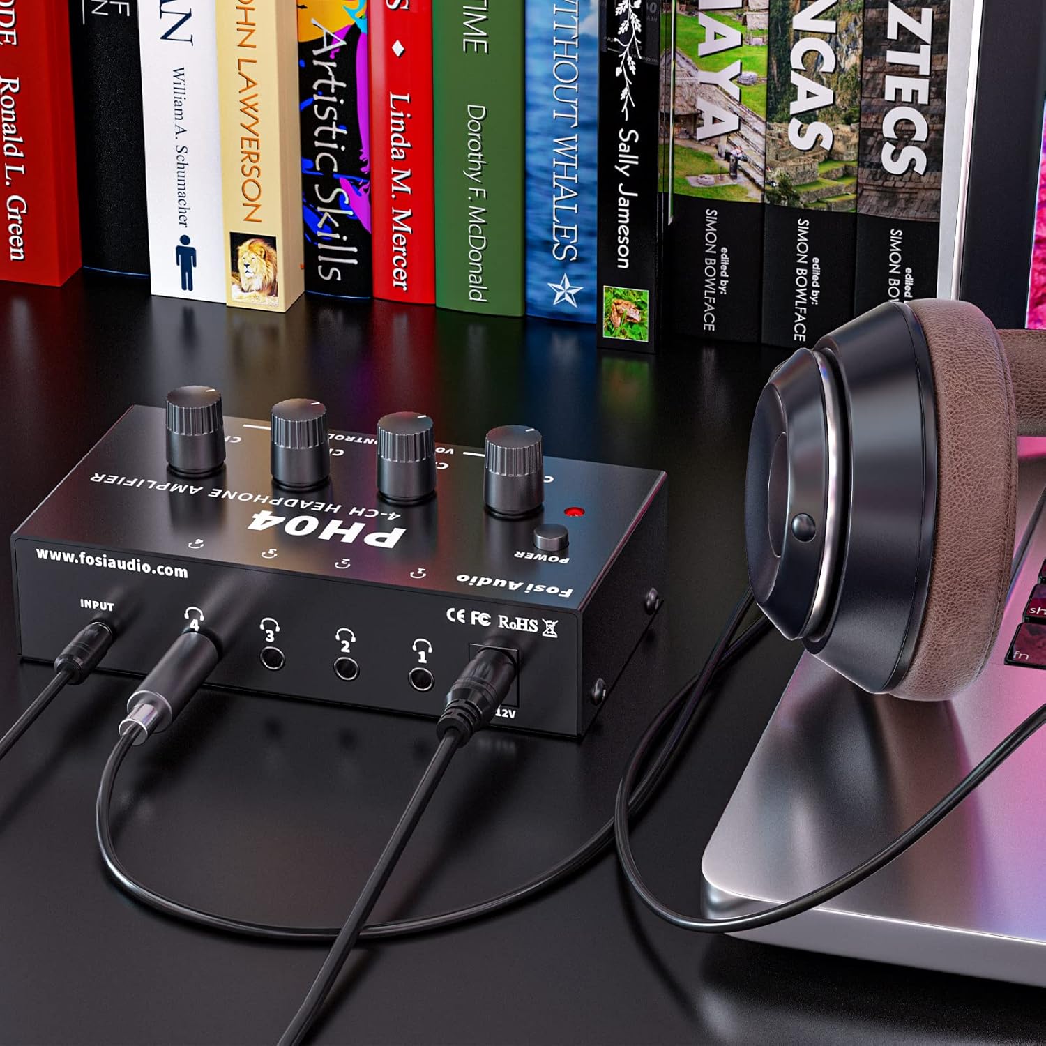 Fosi Audio PH04 4チャンネル ヘッドホンアンプ