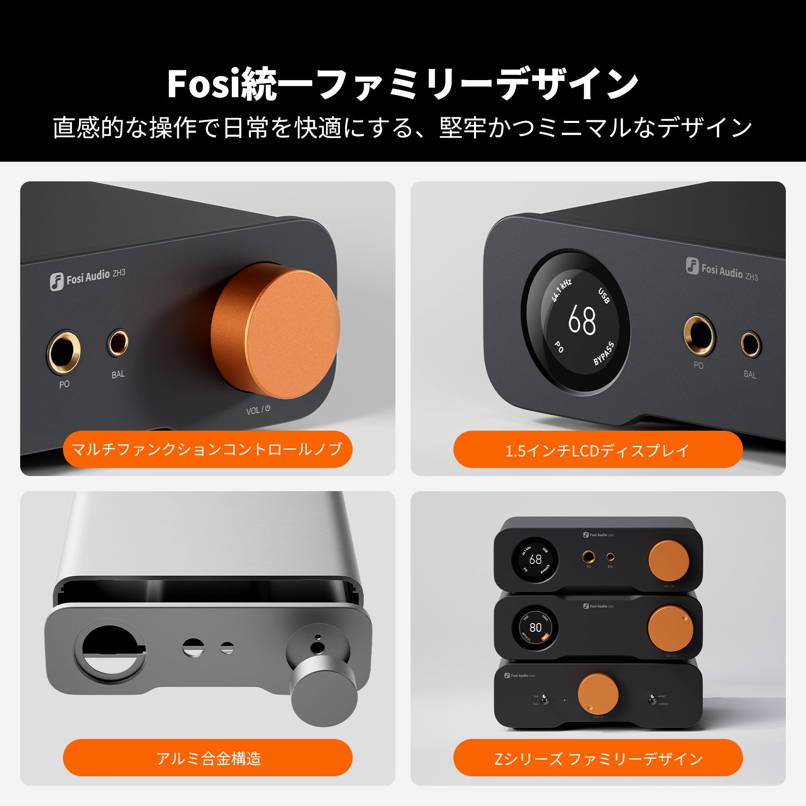 Fosi Audio ZH3 DAC ヘッドホンアンプ