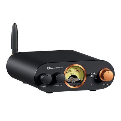 Fosi Audio MC101 VUメーター付き Bluetooth ステレオアンプ 100W×2