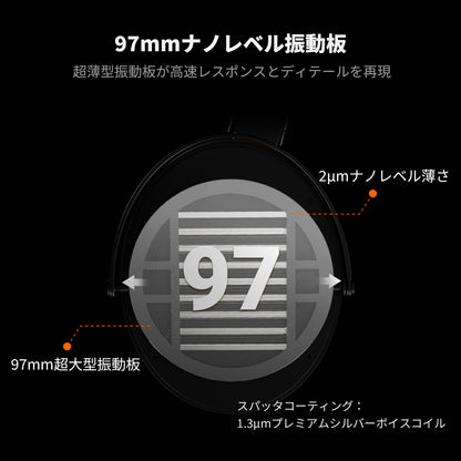 【2026 VGP受賞】Fosi Audio i5 開放型 平面磁気 ヘッドホン