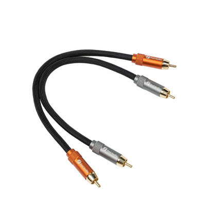 Fosi Audio 2RCA - 2RCAケーブル 0.3m 金メッキ 2