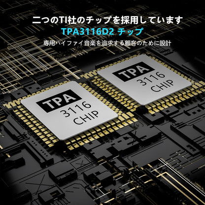 Fosi Audio BT20A Bluetooth 5.0 パワーアンプ