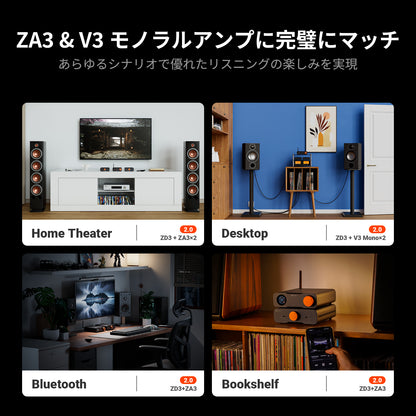 Fosi Audio ZD3 フルバランス デスクトップ DAC