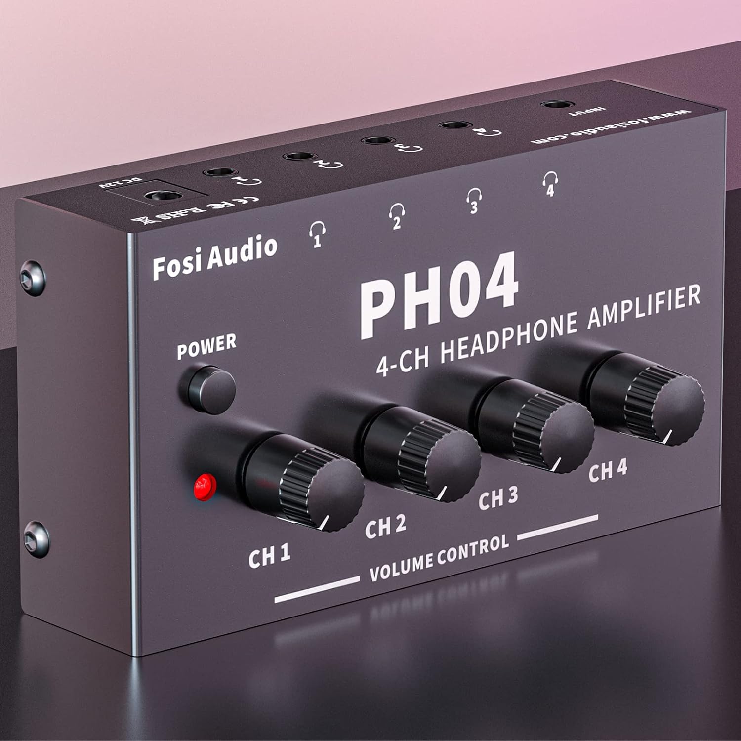 Fosi Audio PH04 4チャンネル ヘッドホンアンプ