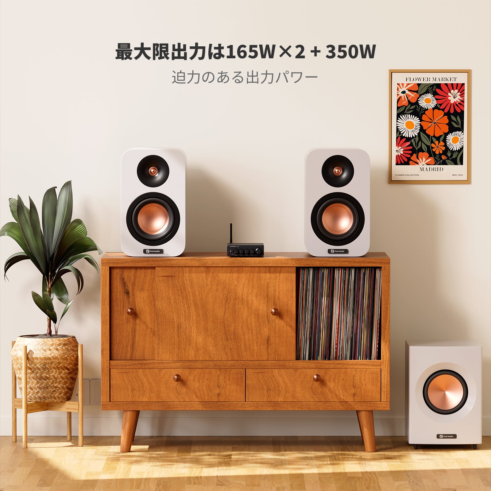 Fosi Audio BT30D PRO Hi-Fi Bluetooth 5.0 パワーアンプ