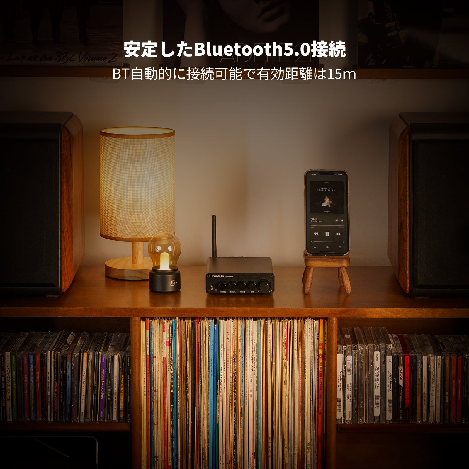 Fosi Audio BT30D PRO Hi-Fi Bluetooth 5.0 パワーアンプ