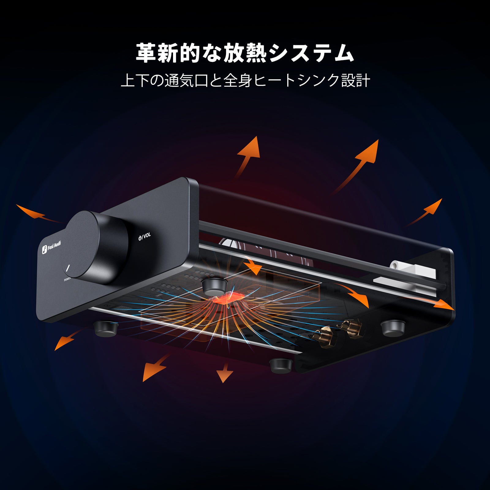 Fosi Audio V3 Hi-Fi パワーアンプ