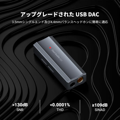 Fosi Audio DS2 USB C to AUX ヘッドホンアンプ DAC